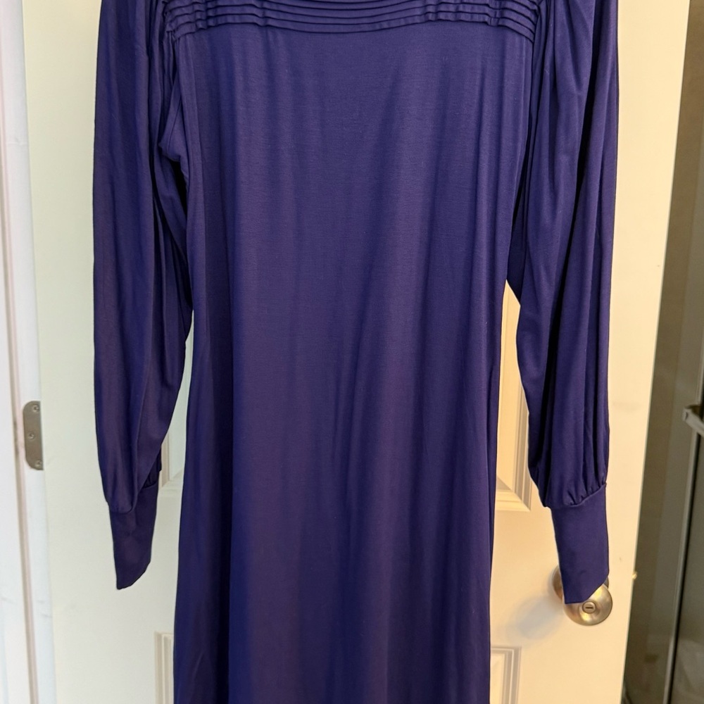 Elegant Dark Blue Women's Dress